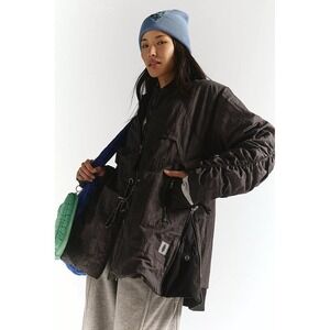 Free People Movement Tricked Out Trek Lightweight Puffer Jacket Black Med $368